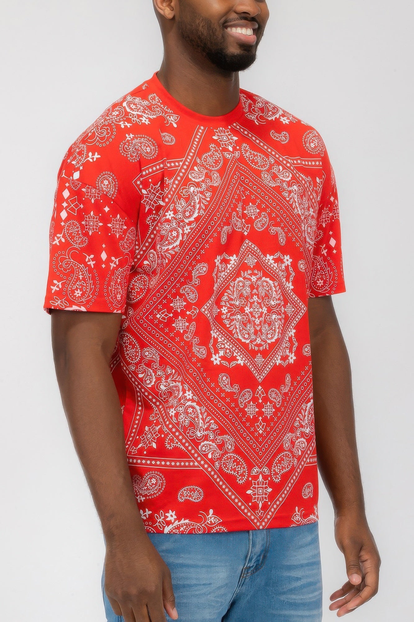 Bandana Print All Over T-shirt